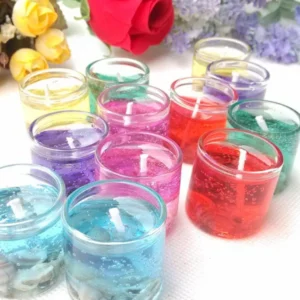 Parafina Gel Alta Densidad transparente para velas decorativas artesanales Colombia