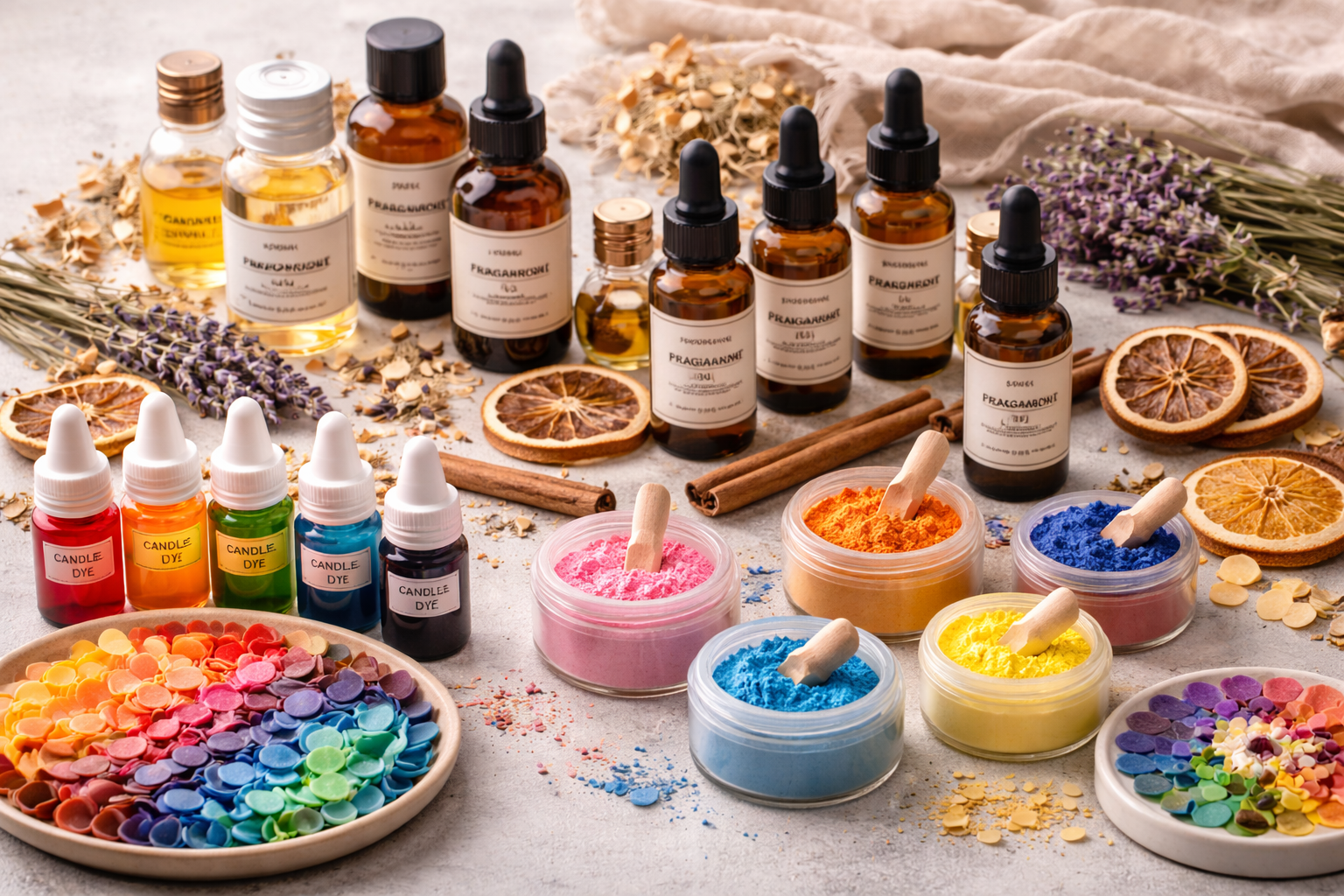 colorantes para velas